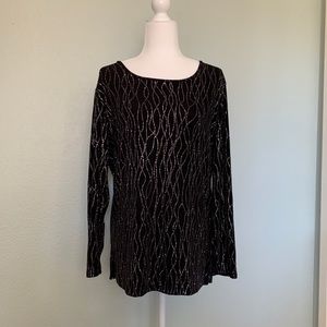 Notations Black & Silver Tunic